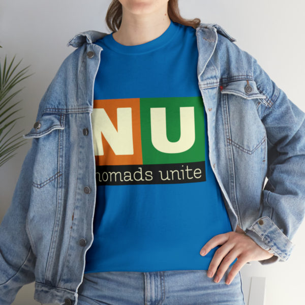 Nomads Unite Unisex Heavy Cotton Tee - Image 69