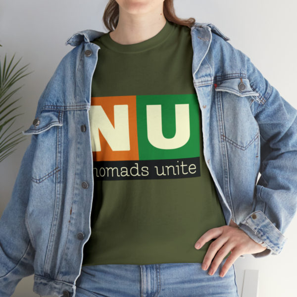 Nomads Unite Unisex Heavy Cotton Tee - Image 45